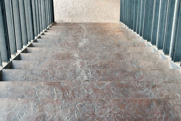 Cost of Concrete Stair Stamping in San Ramon